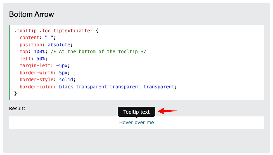 A Complete Guide On How To Add Tooltip In Elementor Website 16 Change tooltip arrow position to the bottom