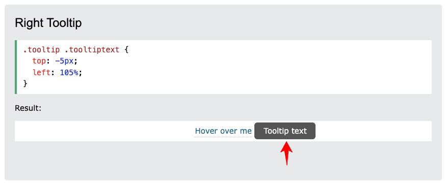 A Complete Guide On How To Add Tooltip In Elementor Website 14 Change the position of your tooltip at the right side