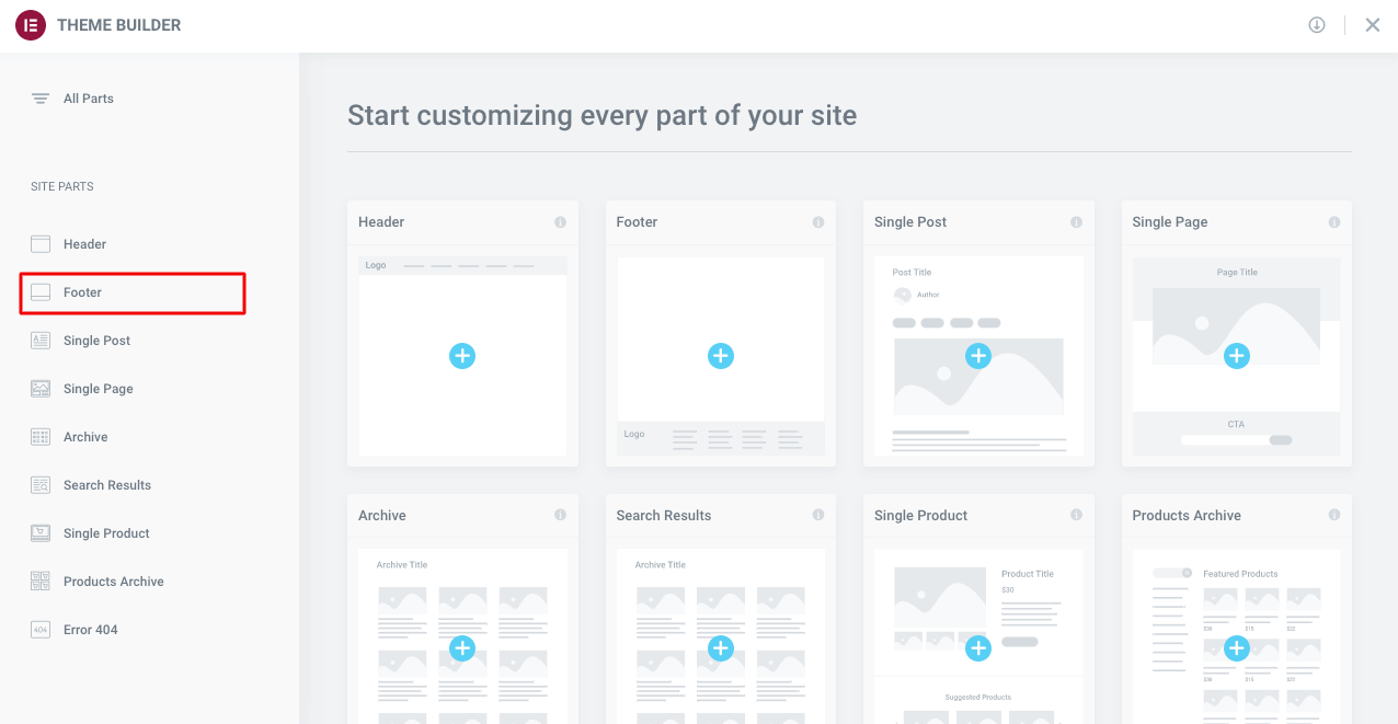 How to Change Footer Copyright Text in WordPress (In 4 Simple Ways) 12 Elementor Theme Builder Footer Section