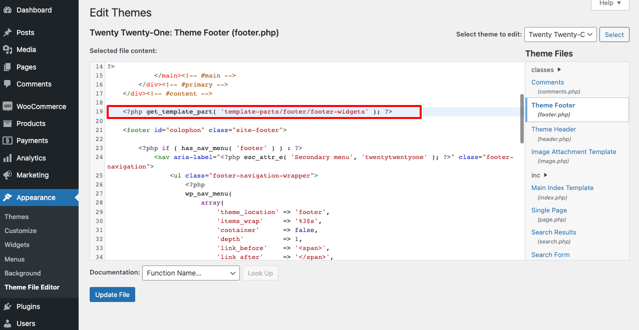 How to Change Footer Copyright Text in WordPress (In 4 Simple Ways) 8 Edit footer.php file to customize the footer credit text