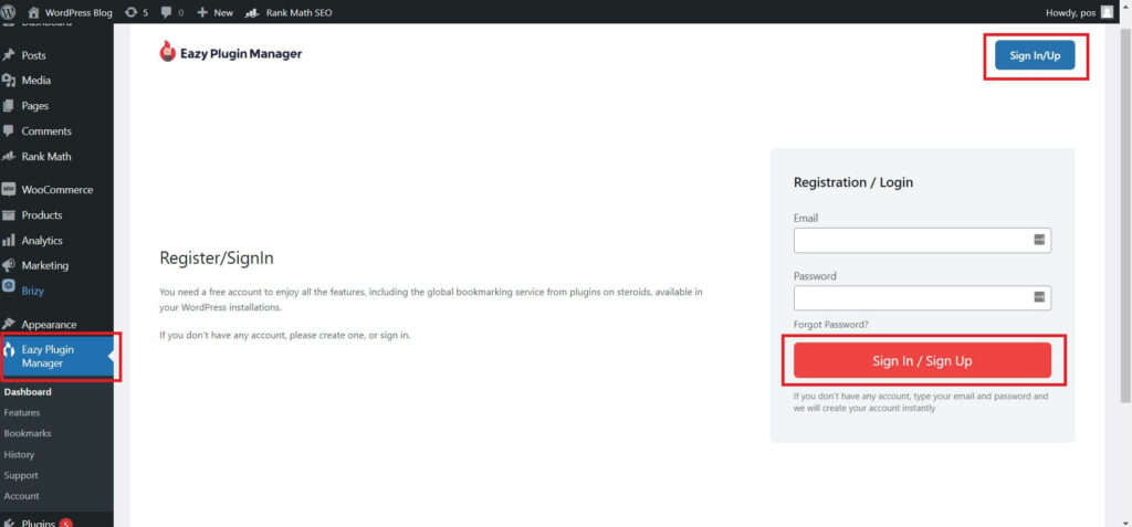 Eazy Plugin Manager - Enhance Your Plugin Management Workflow 12 How to get started with the Easy Pluing Manager