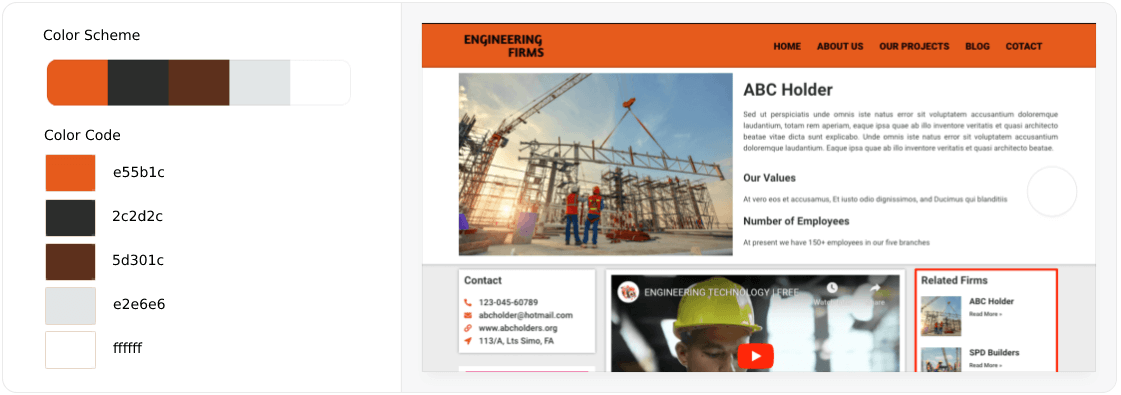 Best Website Color Schemes for Modern Web Design 11 Best Color Scheme for Engineering Portfolio Website
