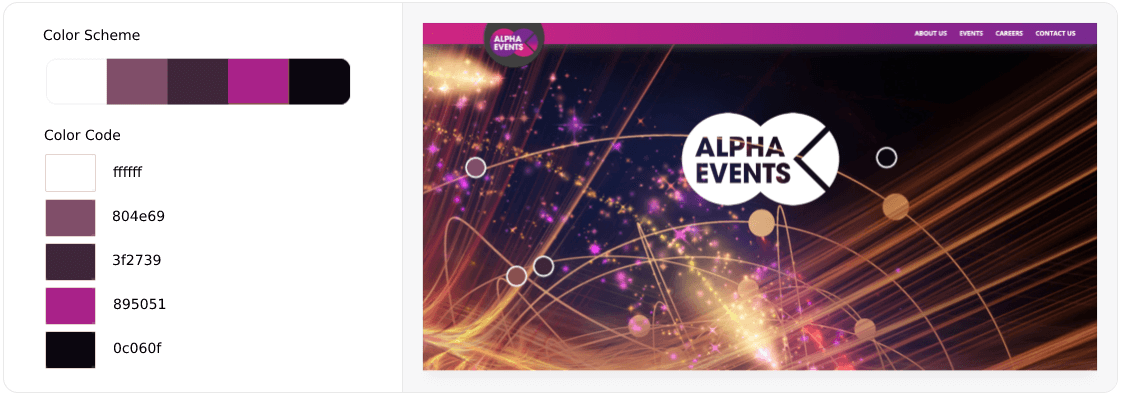 Best Website Color Schemes for Modern Web Design 13 Best Color Scheme for Event Management Firm Website