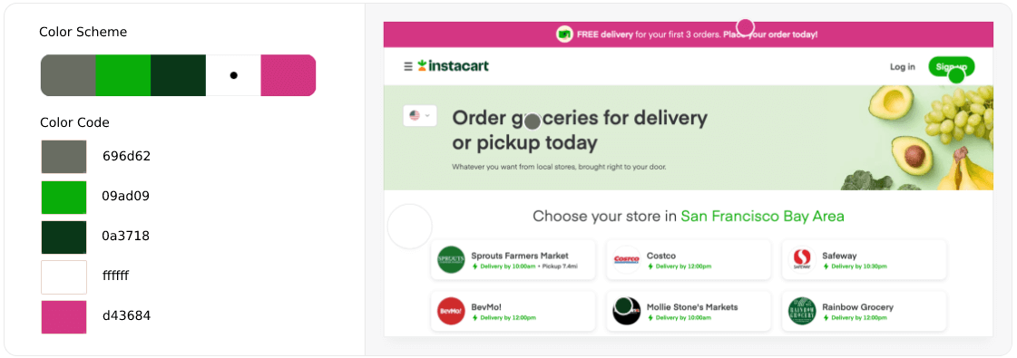 Best Website Color Schemes for Modern Web Design 6 Best Color Scheme for Grocery Website