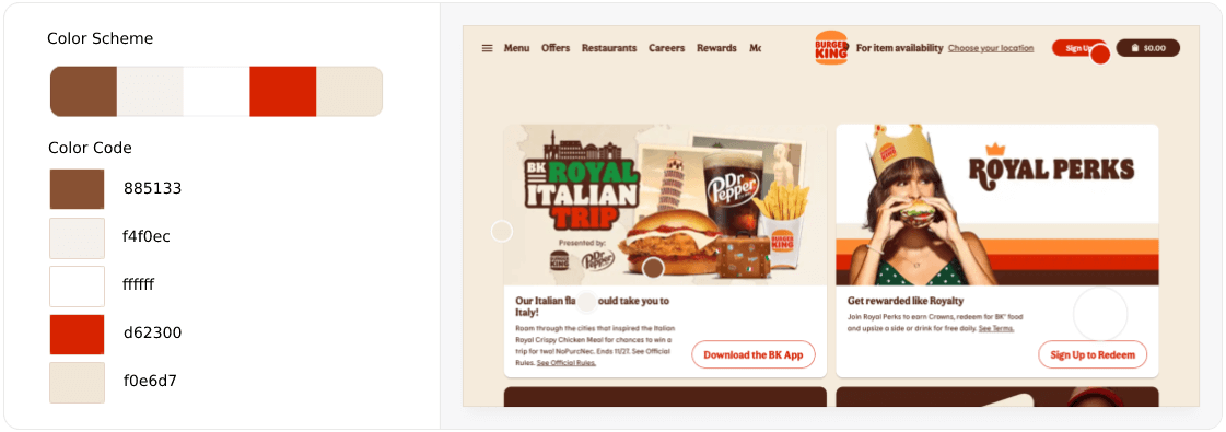 Best Website Color Schemes for Modern Web Design 5 Best Color Scheme for Restaurant Website