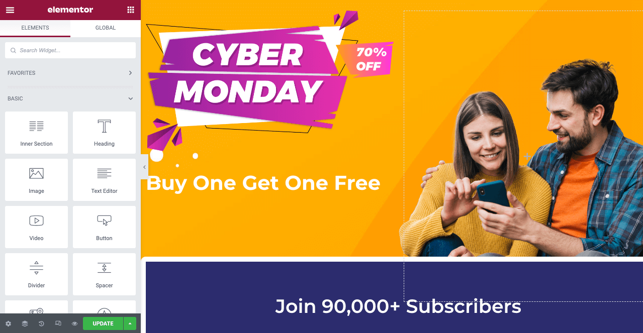How to Design Black Friday and Cyber Monday Landing Pages on Your Website 15 Cyber Monday Landing Page Template