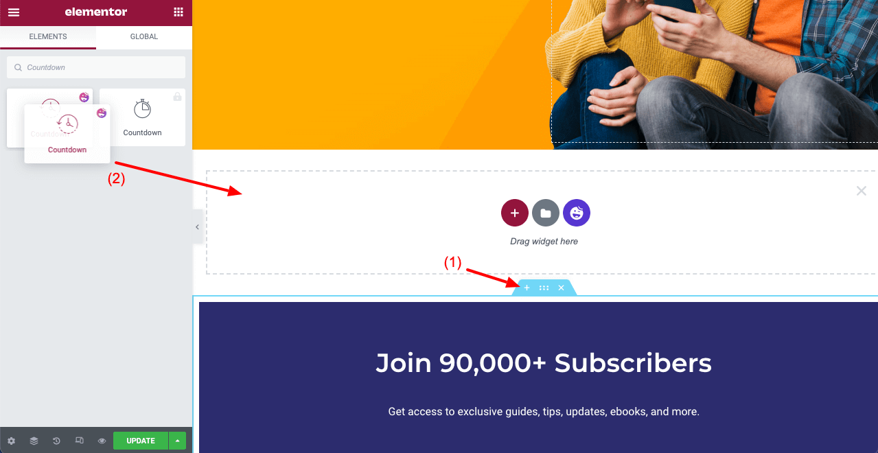 How to Design Black Friday and Cyber Monday Landing Pages on Your Website 16 How to show countdown option on the landing page