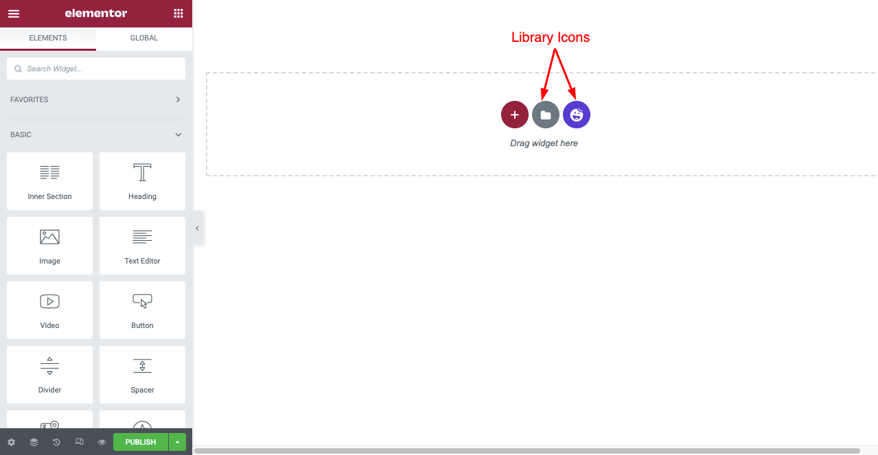 How to Add Social Media Share Buttons to WordPress Posts 6 Select Elementor or HappyAddons Library to Insert a Ready Template