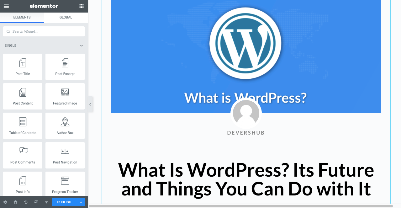 How to Add Social Media Share Buttons to WordPress Posts 8 Single Post Template of HappyAddons