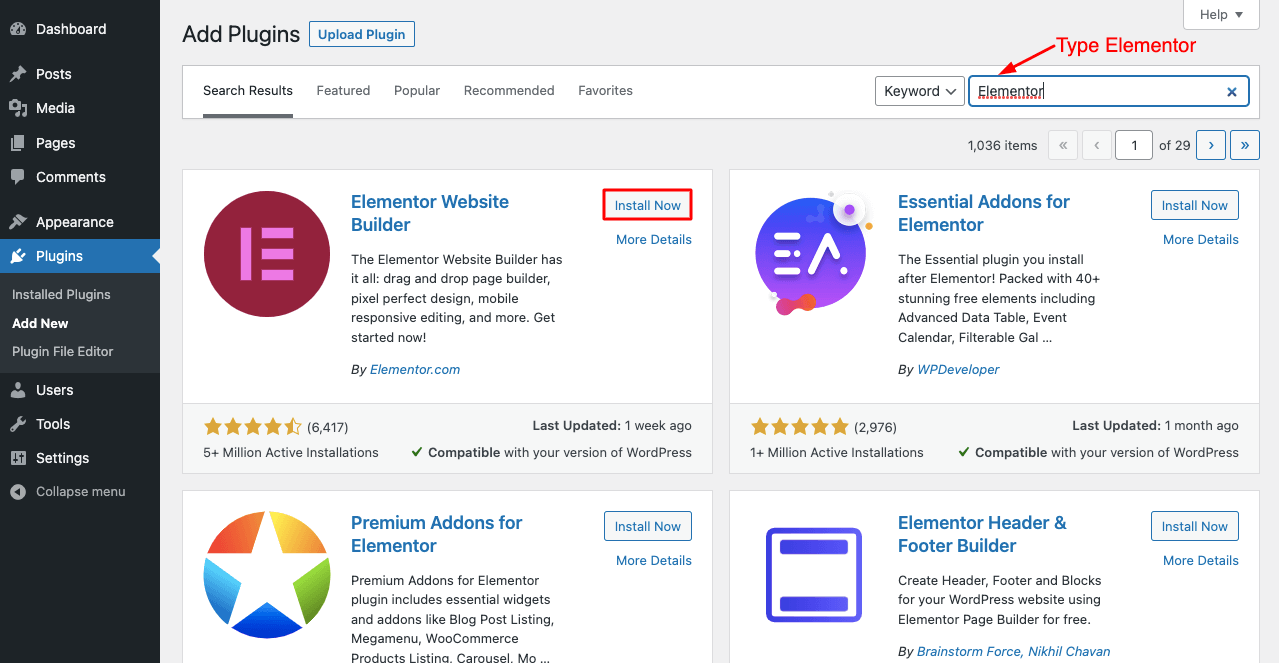 Step-by-Step Guide to Recreate Your Divi Website in Elementor 3 Install and Activate the Elementor Plugin