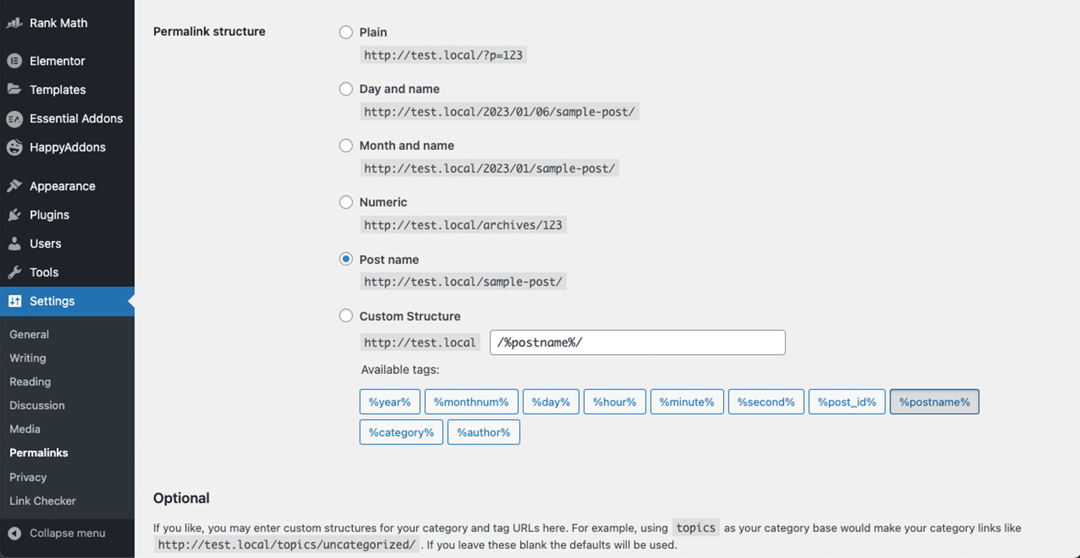 Most-Useful SEO Checklist for Web Developers 5 Types of Permalink Structures