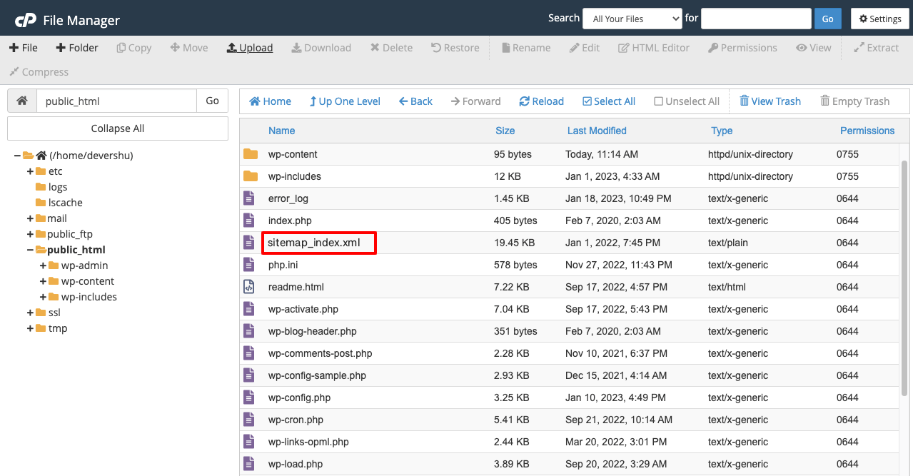 How to Create a Sitemap and Submit It to Google and Other Search Engines 18 Rename XML Sitemap File in cPanel
