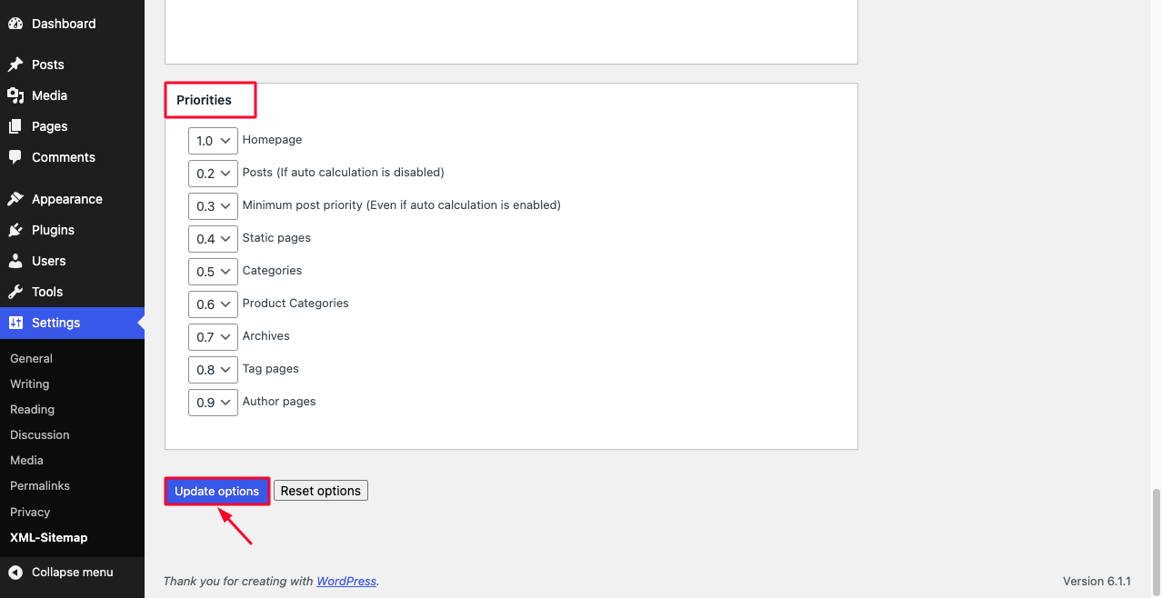 How to Create a Sitemap and Submit It to Google and Other Search Engines 14 Set Priorities of Your Sitemap Items