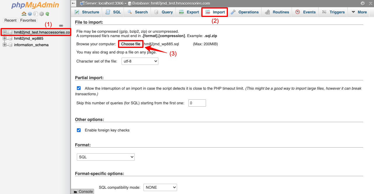 How to Clone a WordPress Site With and Without Plugin 9 Import your old database to your clone website