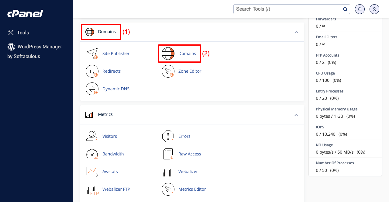 How to Clone a WordPress Site With and Without Plugin 3 Log in to cPanel to Create Subdomain