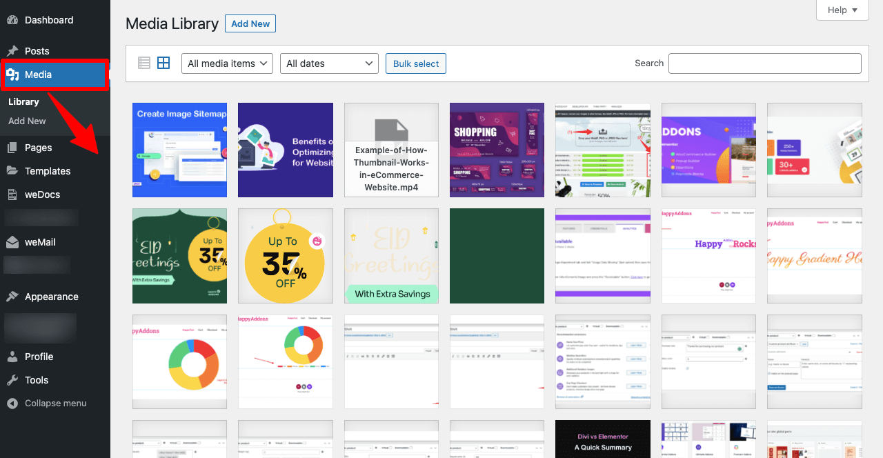 How to Optimize Images for Web and Performance (All You Need to Know) 5 Clean Unnecessary Images from the WordPress Media Library