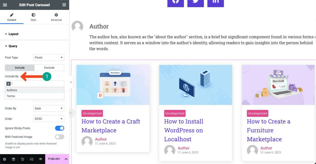 How to Create a Blog Post Template in Elementor Free with HappyAddons 22 Add Queries to Publish Related Post on Blog Post Templates