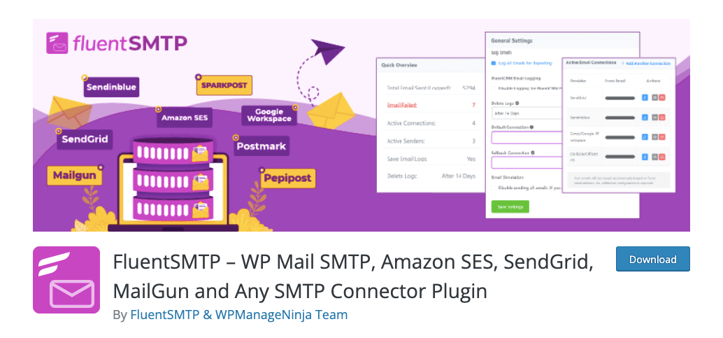 9+ Best WordPress SMTP Plugins to Improve Email Deliverability 7 FluentSMTP Plugin for WordPress