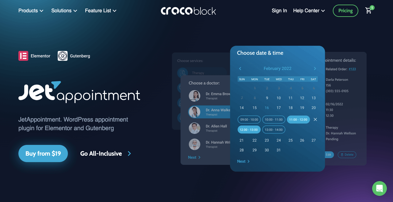 JetAppointment Booking Plugin