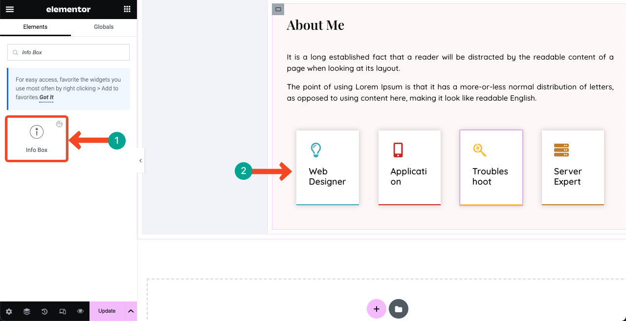 How to Create a Resume Website By Drag and Drop (Elementor) 16 Show a brief idea about your skills