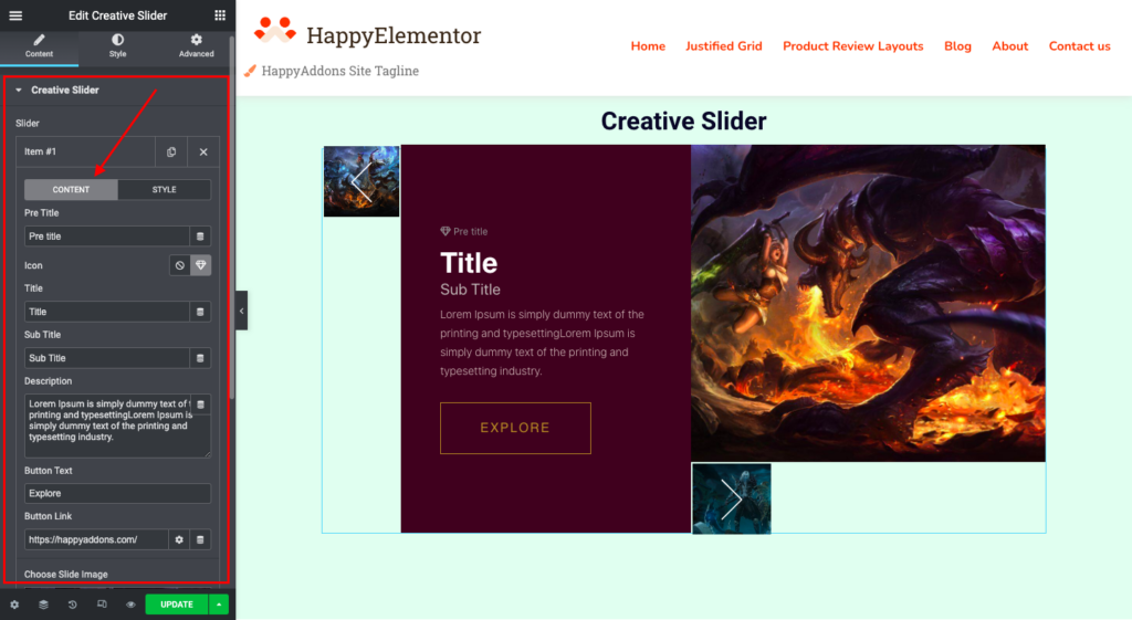 Creative Slider Widget 2 image 10