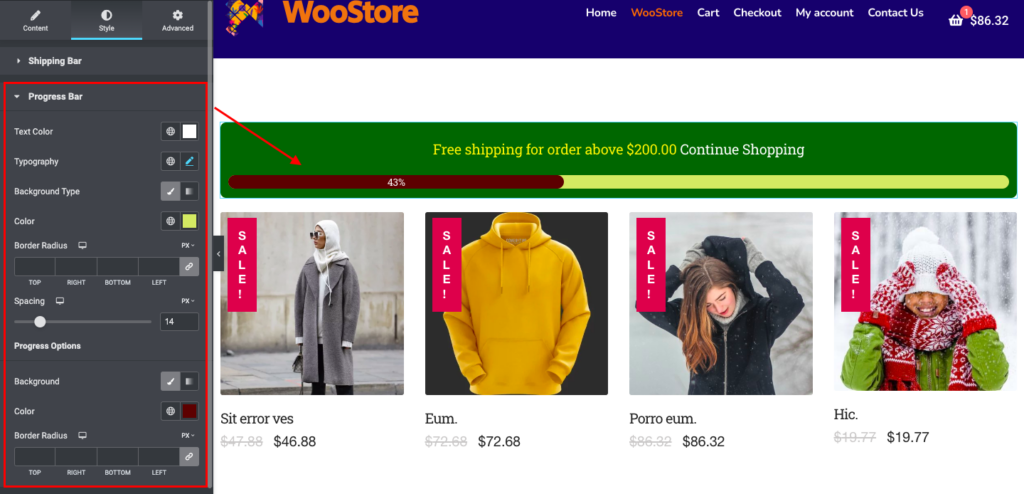 WooCommerce Shipping Bar Widget 8 image 7