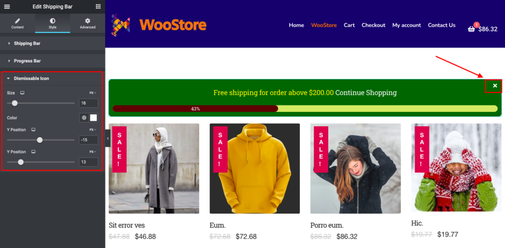 WooCommerce Shipping Bar Widget 9 image 8