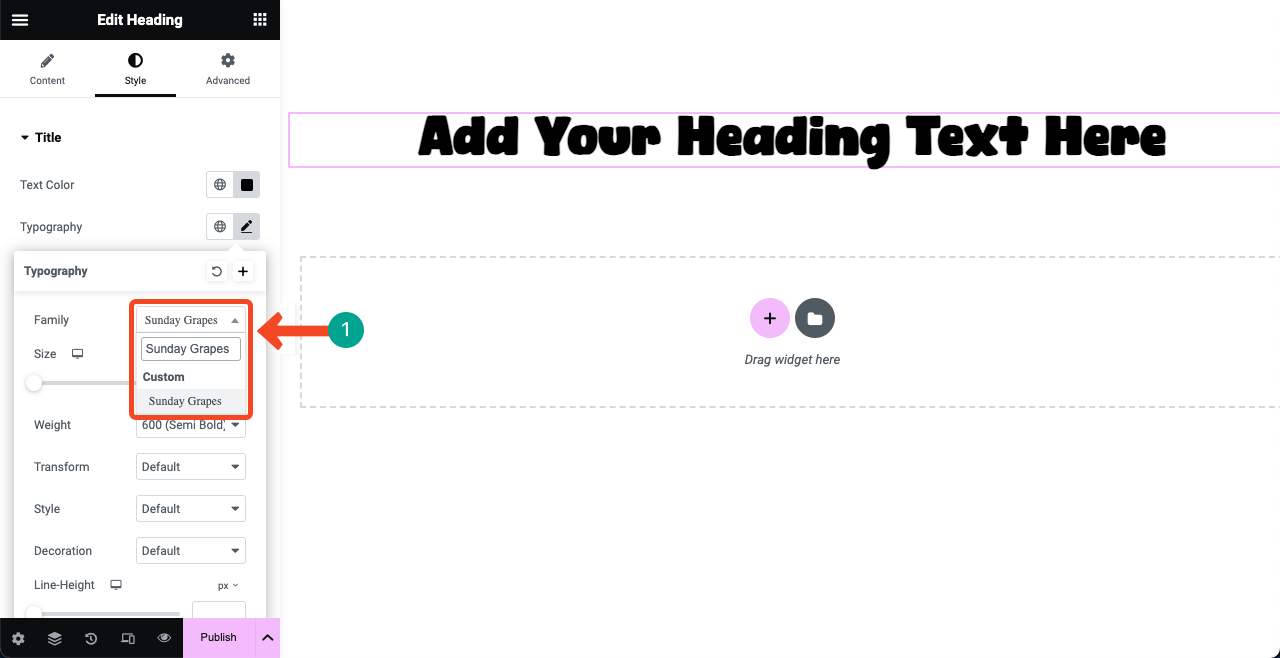 How To Add Custom Fonts To Elementor Free and Pro 9 Check if the font works on Elementor