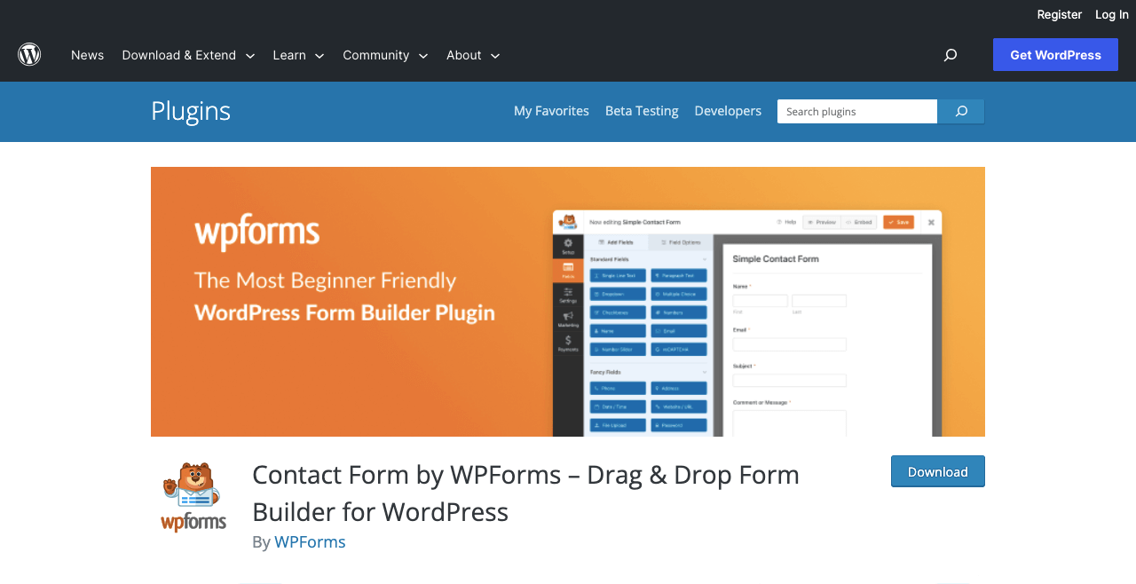 9 Best Contact Form Plugins for Elementor Websites 6 WPForms