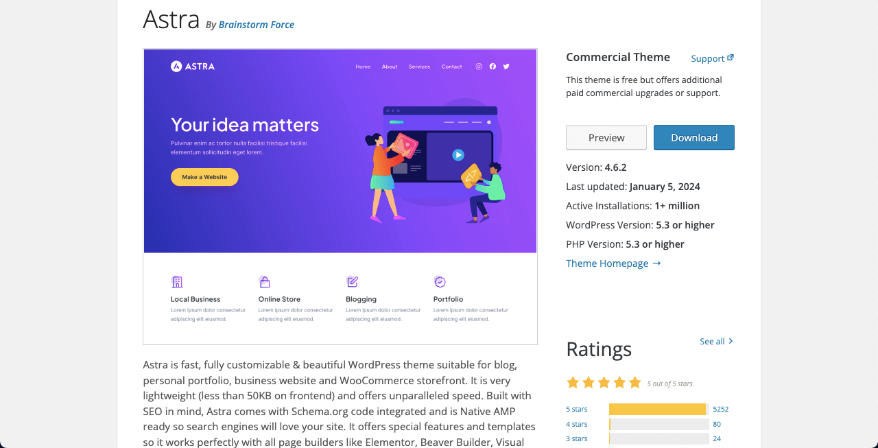 10+ Best Elementor WooCommerce Themes with Comparison 9 Astra for WooCommerce and Elementor