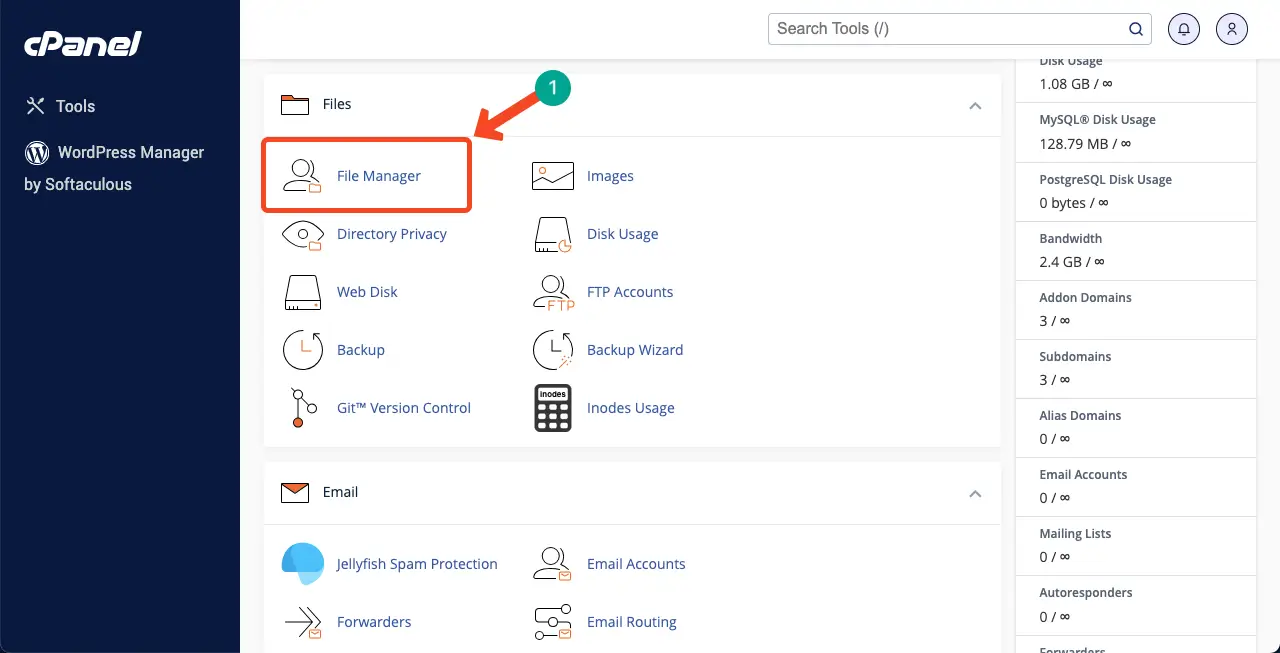 How to Fix WordPress Fatal Error - 8 Proven Methods You Should Try 12 Go to the File Manager