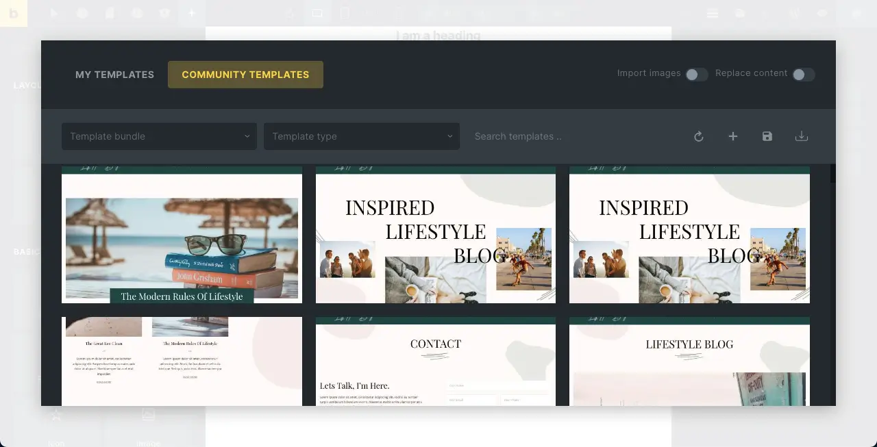 Bricks Builder vs Elementor Pro - Which One Is Better 12 Readymade templates of Bricks Builder