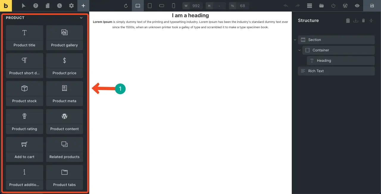 Bricks Builder vs Elementor Pro - Which One Is Better 14 WooCommerce widgets in Bricks Builder