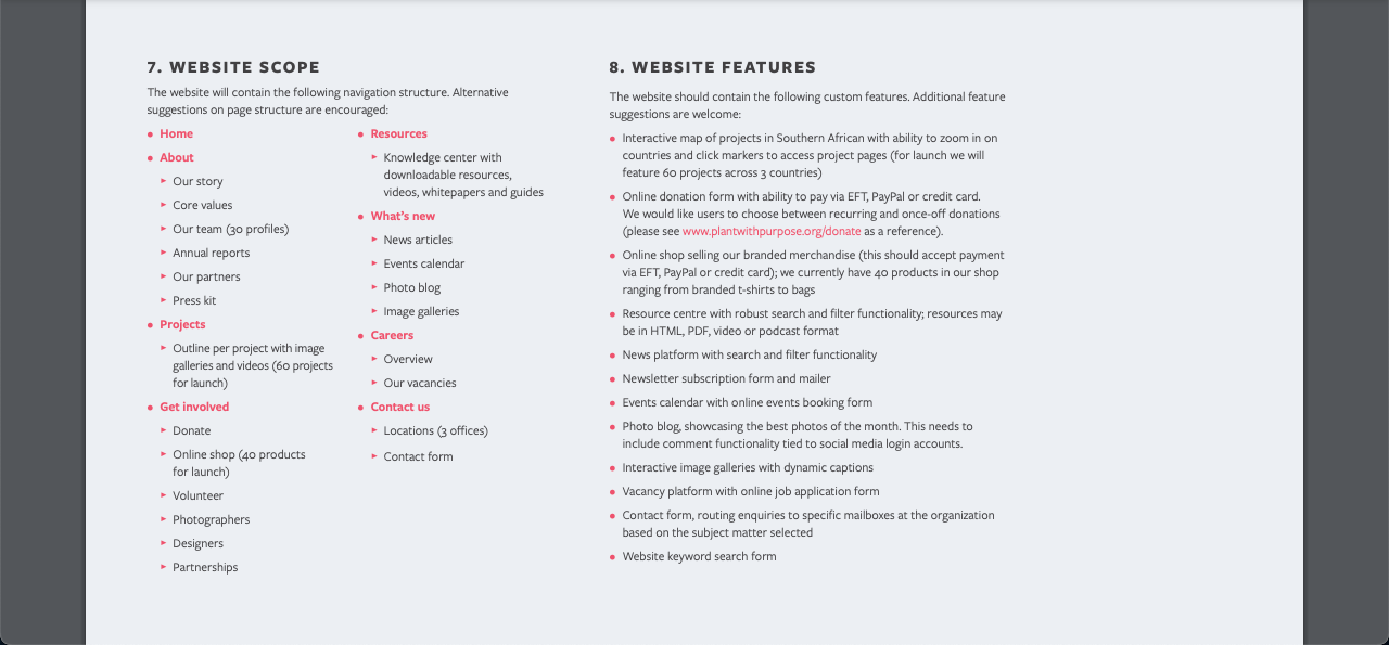 How to Write a Website Design Brief (with Examples) 4 Outline the Scope and Features for the Website you want