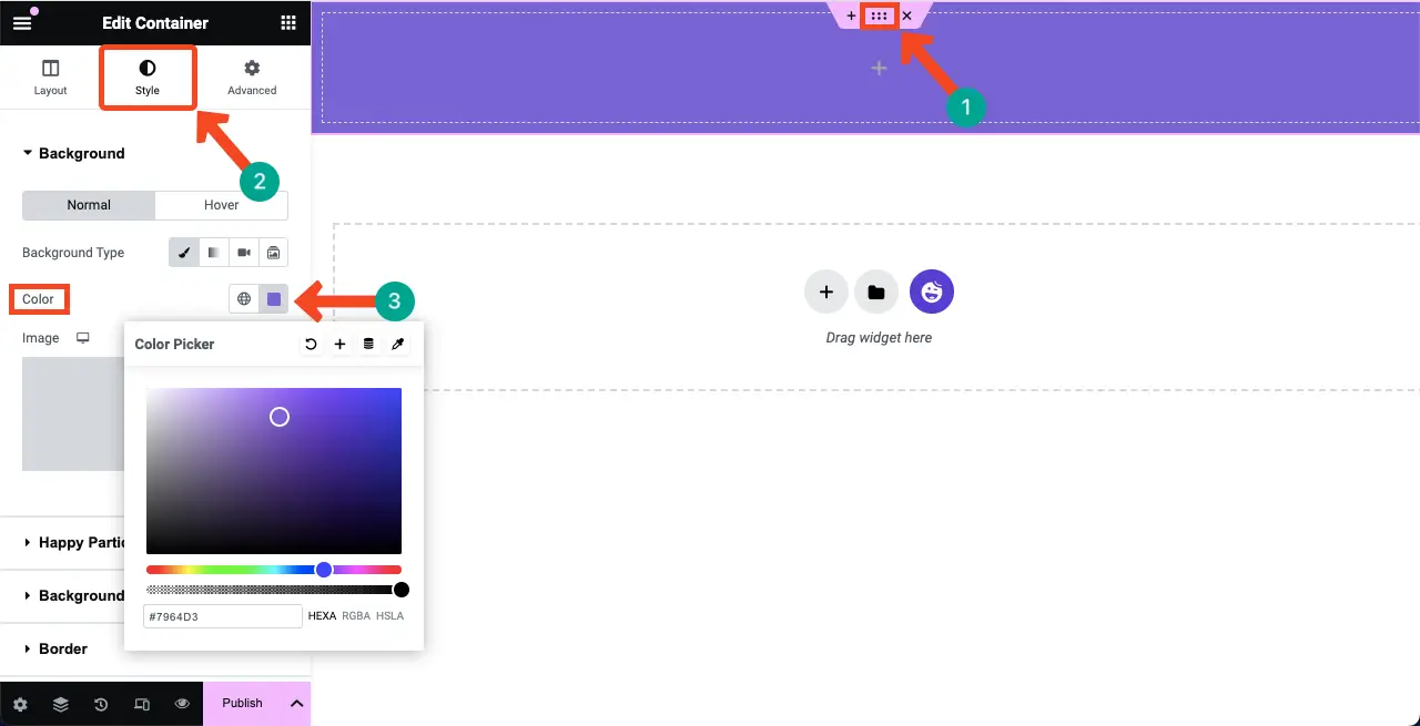 How to Create a Coming Soon Page with Elementor in WordPress 8 Add a Color to the Background of the Structure Column