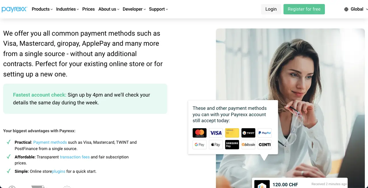 9+ Best WooCommerce Payment Gateways 11 Payrexx payment gateway