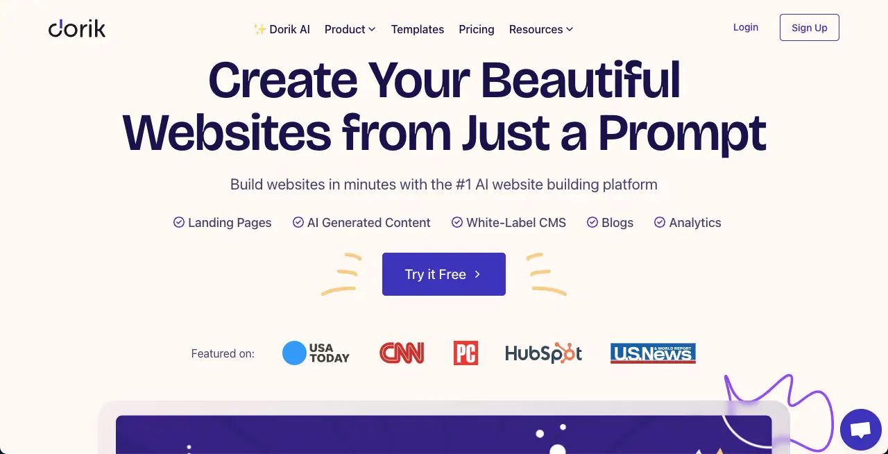 9+ Best AI Website Builders to Rapidly Design Your Website 10 Dorik AI website builder
