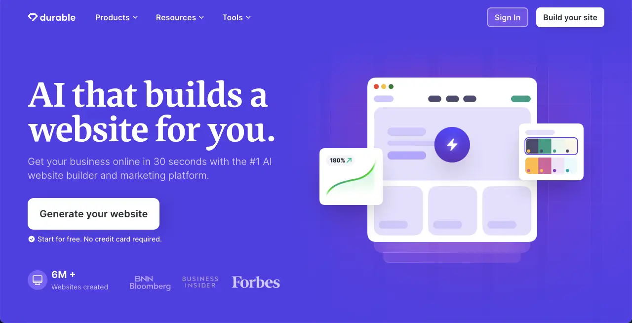9+ Best AI Website Builders to Rapidly Design Your Website 9 Durable AI website builder