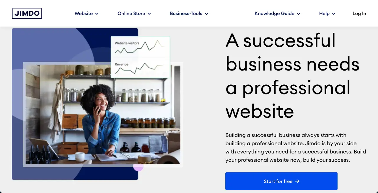 9+ Best AI Website Builders to Rapidly Design Your Website 8 Jimdo AI website builder