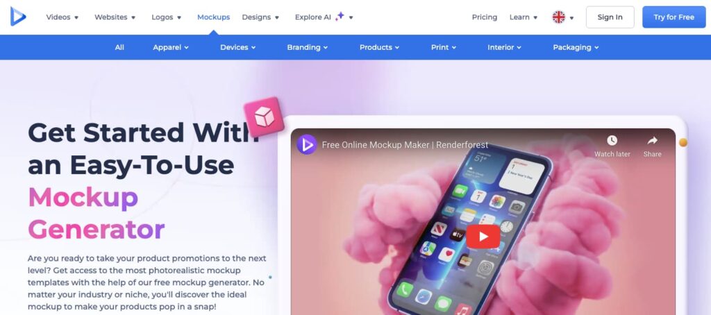 9+ Best AI Website Builders to Rapidly Design Your Website 7 Renderforest