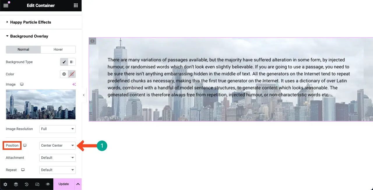 How to Add Background Overlay in Elementor for Web Design 8 Image added to the Elementor Background Overlay option