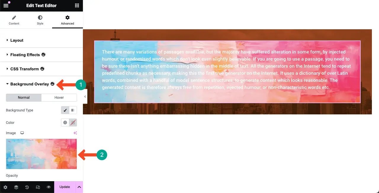 How to Add Background Overlay in Elementor for Web Design 18 Image background overlay is added to the Elementor content
