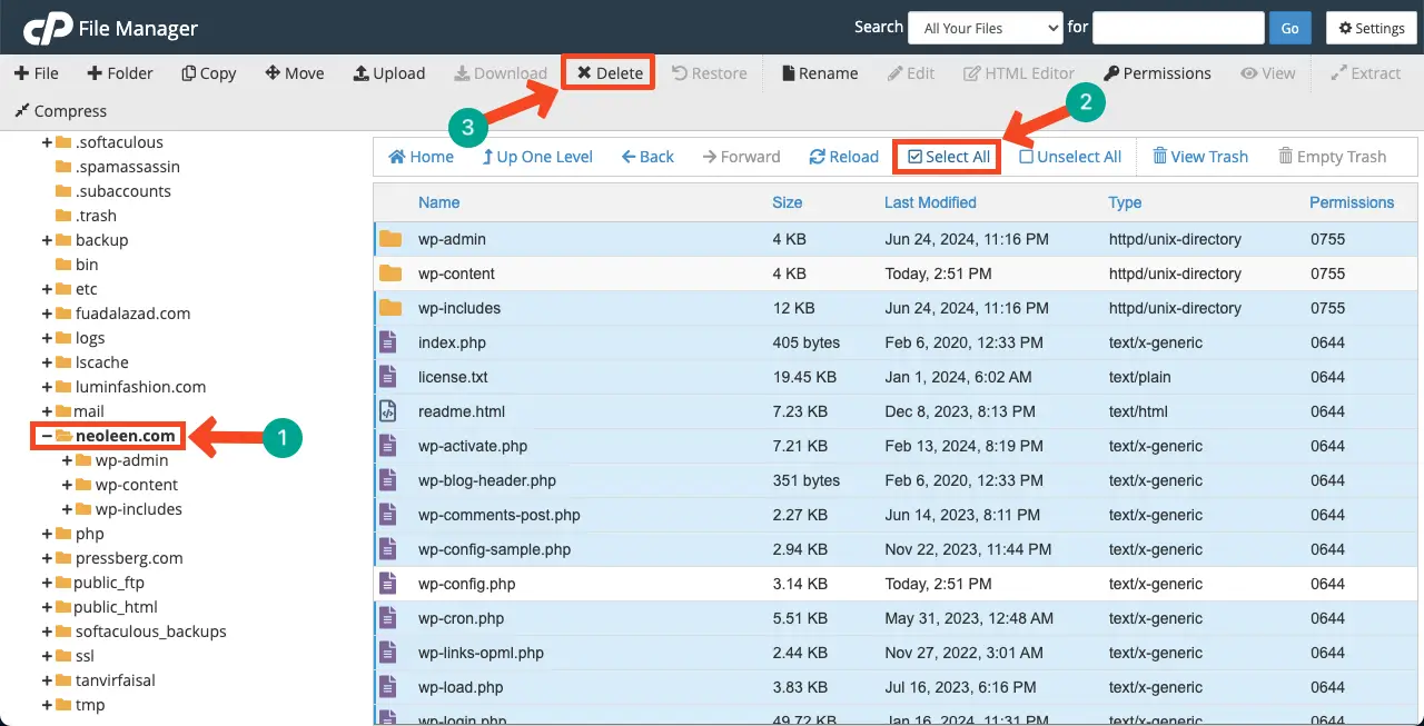 How to Fix WordPress Fatal Error - 8 Proven Methods You Should Try 13 Delete the core files