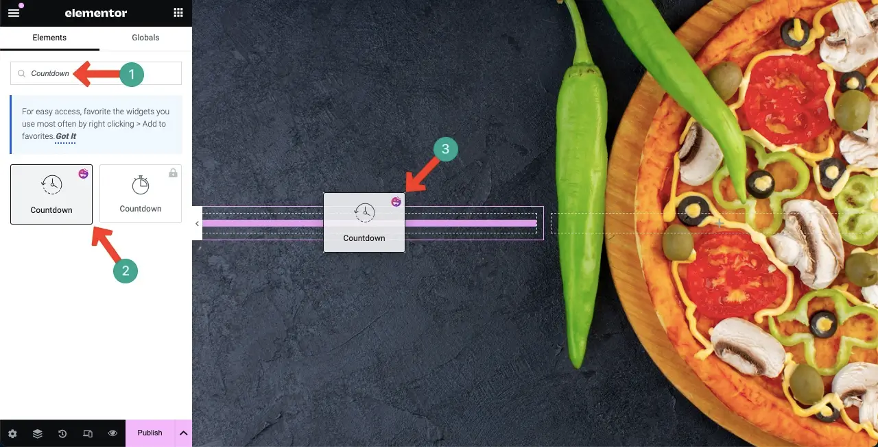 Influence Visitors with Elementor Countdown Timer Widget 1 Find the Countdown Widget and Add It to the Canvas