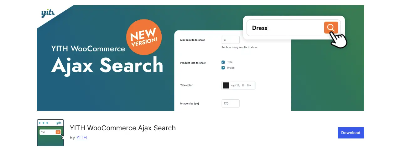 Top 9+ Best WooCommerce Product Search Plugins 5 YITH WooCommerce AJAX Search