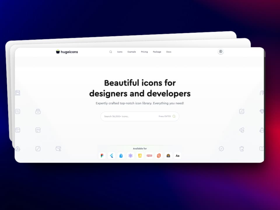 Huge Icons Library 1 Huge icon