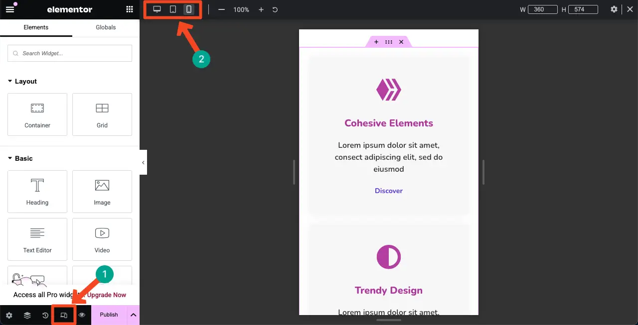 How to Create a Feature Box in WordPress with Elementor 24 Make the Feature Boxes Mobile-Responsive