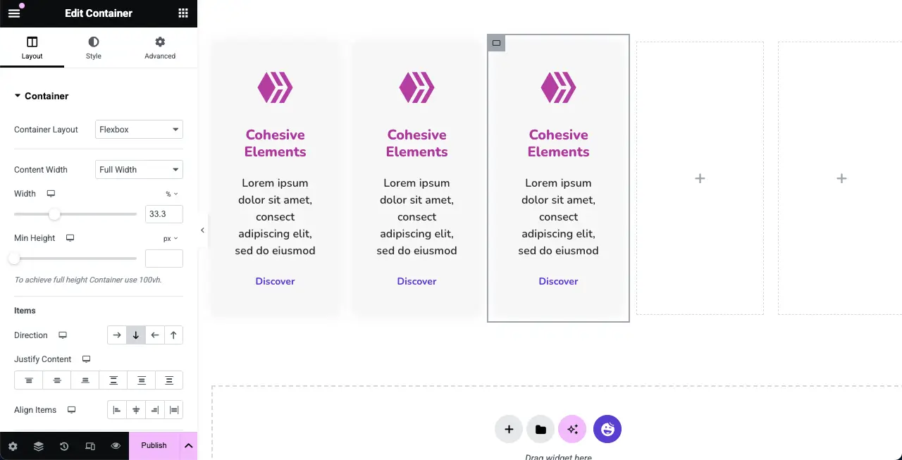 How to Create a Feature Box in WordPress with Elementor 20 The feature box is duplicated