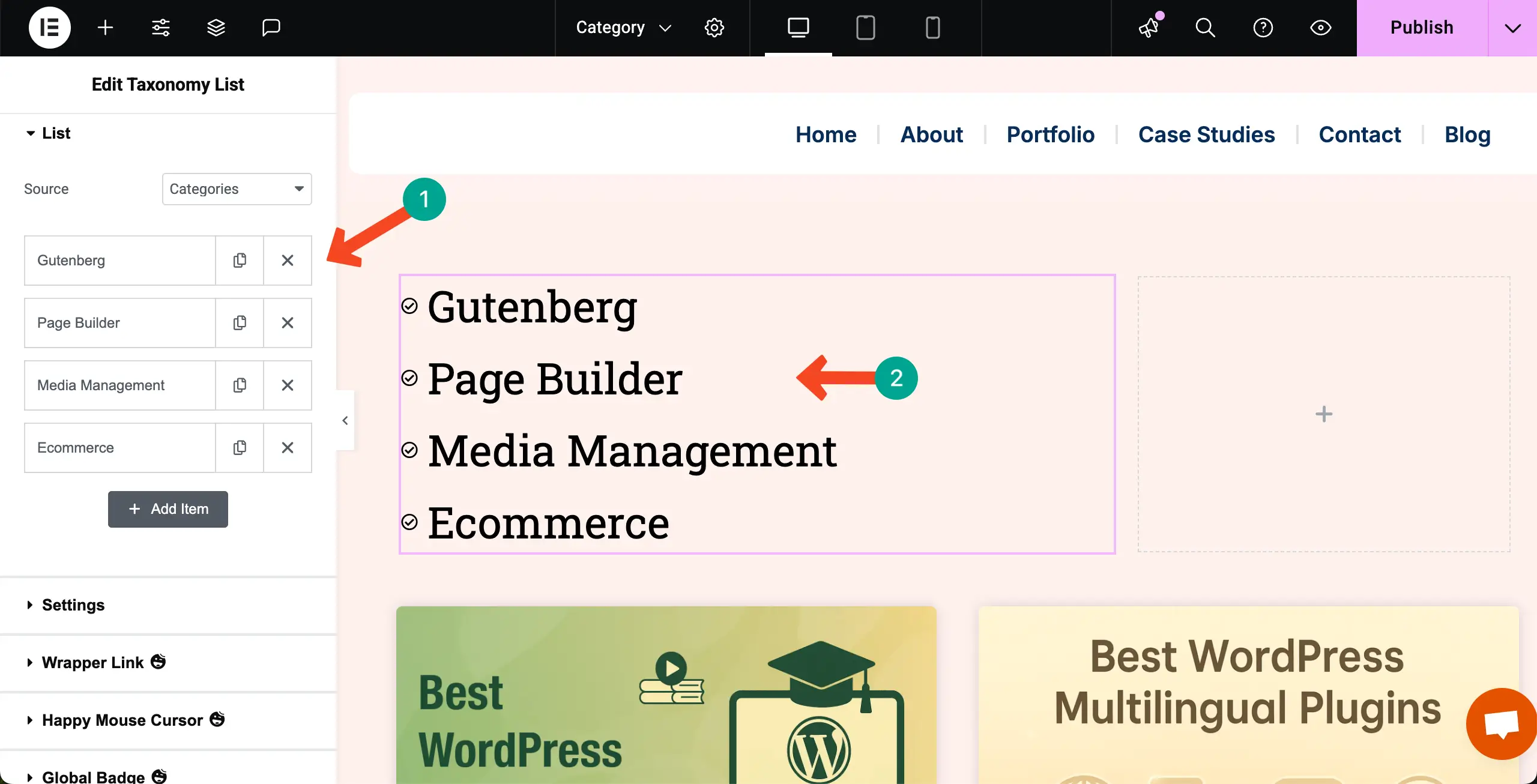How to Display Blog Posts by Categories in WordPress with Elementor 28 Categories added