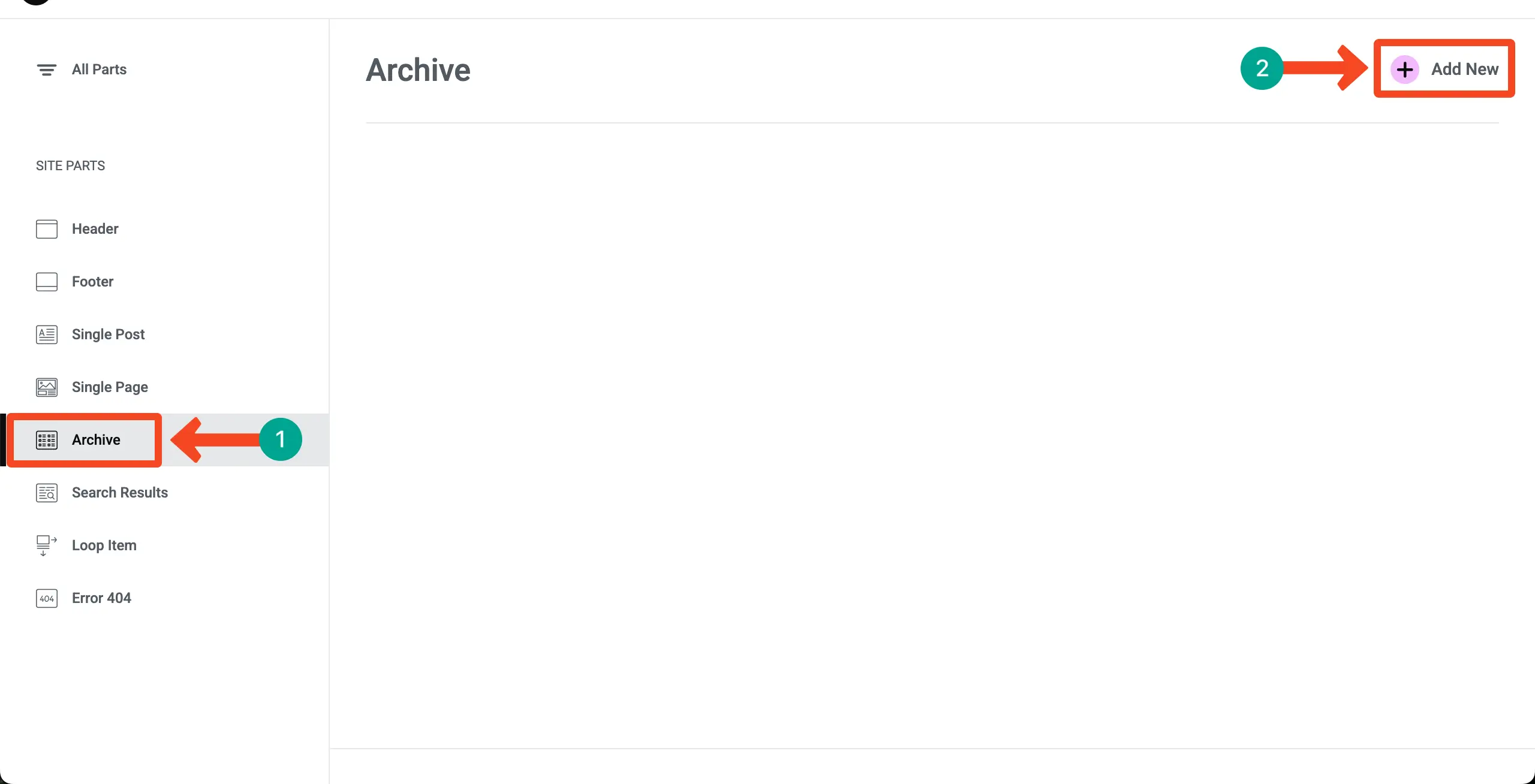 How to Display Blog Posts by Categories in WordPress with Elementor 3 Open an archive page editor